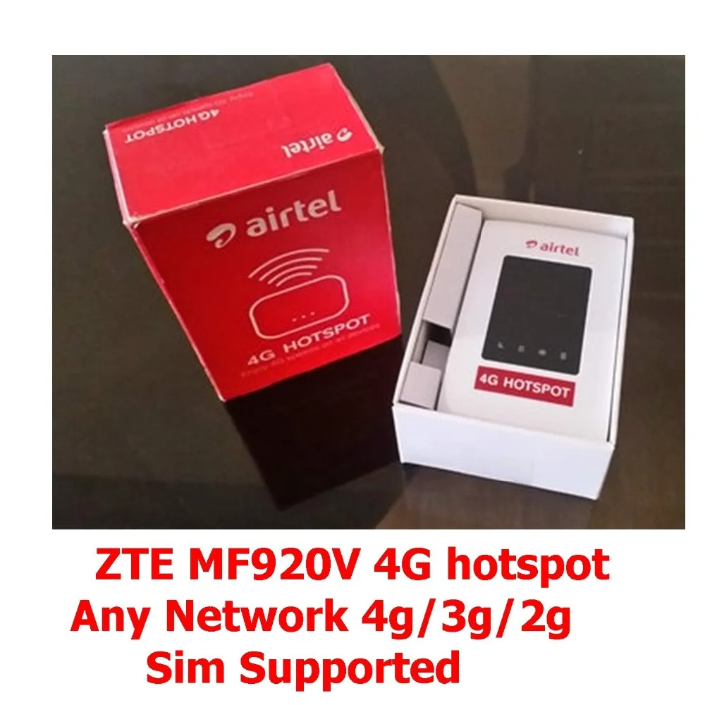 

Разблокированный мобильный Роутер ZTE MF920V 4G LTE, Wi-Fi Карманный Mifi модем точки доступа Pk MF910