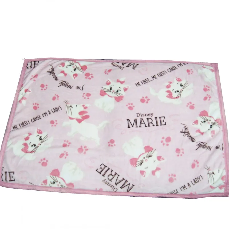 Дисней мультфильм мягкий Marie Cat Уинн чип и Дейл маленького размера одеяло 70x100 см для маленьких мальчиков и девочек домашнее животное на кровать/диван/кроватку/самолет