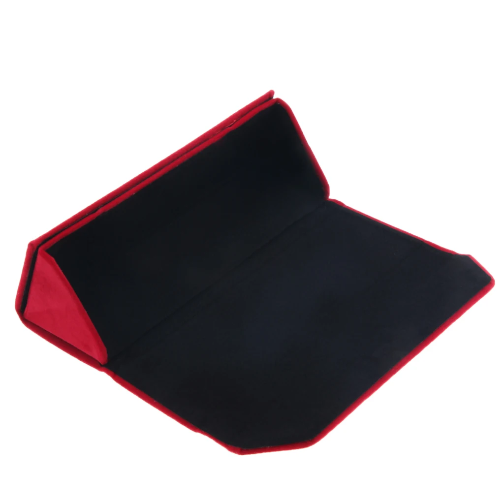 Folding Eyeglasses Hard Case Women Men Travel Glasses Box Suede Sunglasses Case Multicolor Spectacle Cases