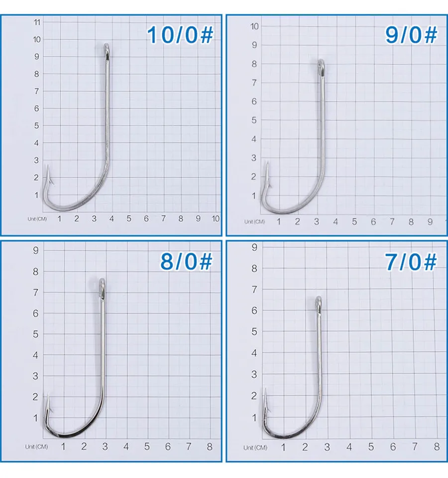 5 шт. рыболовные крючки для морской рыбалки серебристый рыболовный крючок из