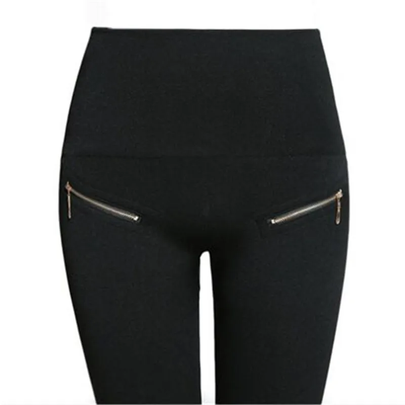 zipper 2 S-3XL, штаны для йоги с высокой талией, женские, пуш-ап, бедра, сексуальные, Calzas Mujer, черные, бесшовные, эластичные, тонкие, для бега, женские спортивные штаны - Цвет: zipper 2