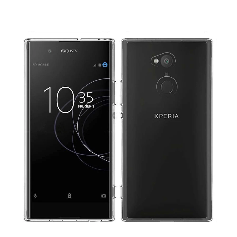 Мягкий прозрачный чехол для телефона Sony Xperia L2 XA2 XA3 Ultra Plus задняя крышка