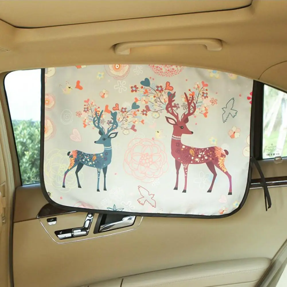 Автомобильная Солнцезащитная занавеска высокоточная тканевая шторка для