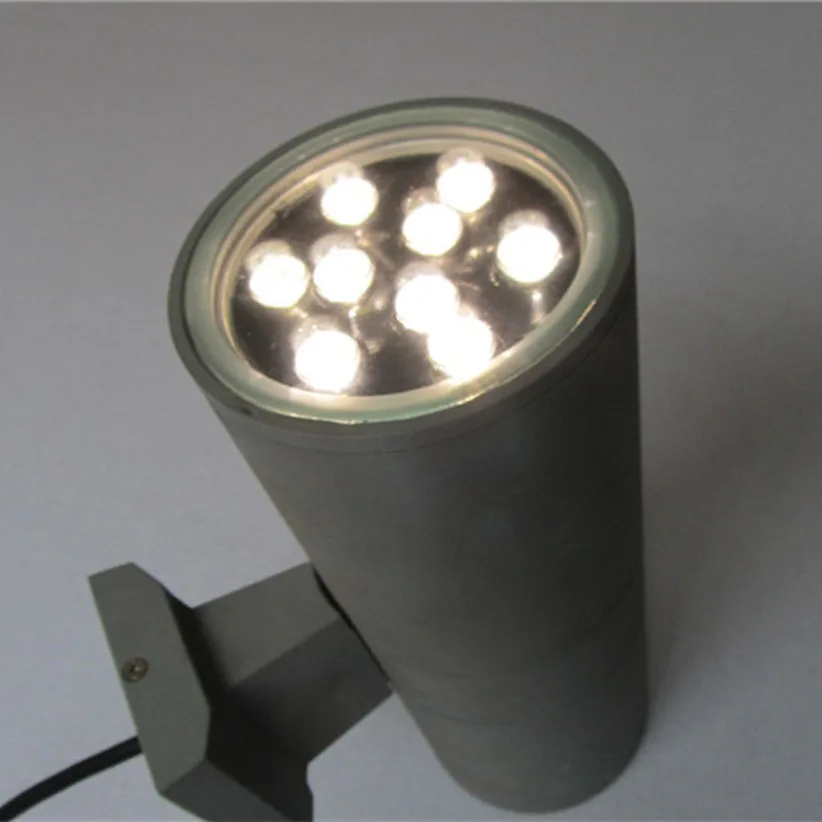 

exterior light 18W garden wall lights outdoor 9W*2 ip65 black/gray one 30% off
