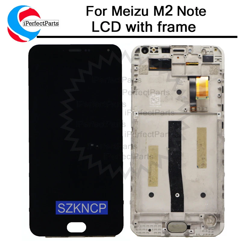 Черный для 5 &quotMeizu M2 Note ЖК дисплей сенсорный дигитайзер экран в сборе с рамкой Meizu