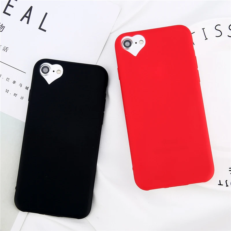 Lovebay чехол для телефона iPhone 6 6s 7 8 Plus 5 5S SE модные яркие однотонные мягкие