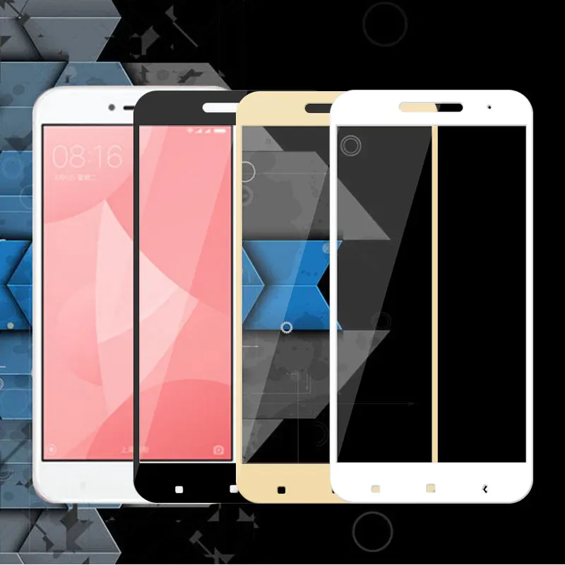 Полное покрытие закаленное стекло для Xiaomi Redmi Note 4X Защитная пленка экрана 4 X