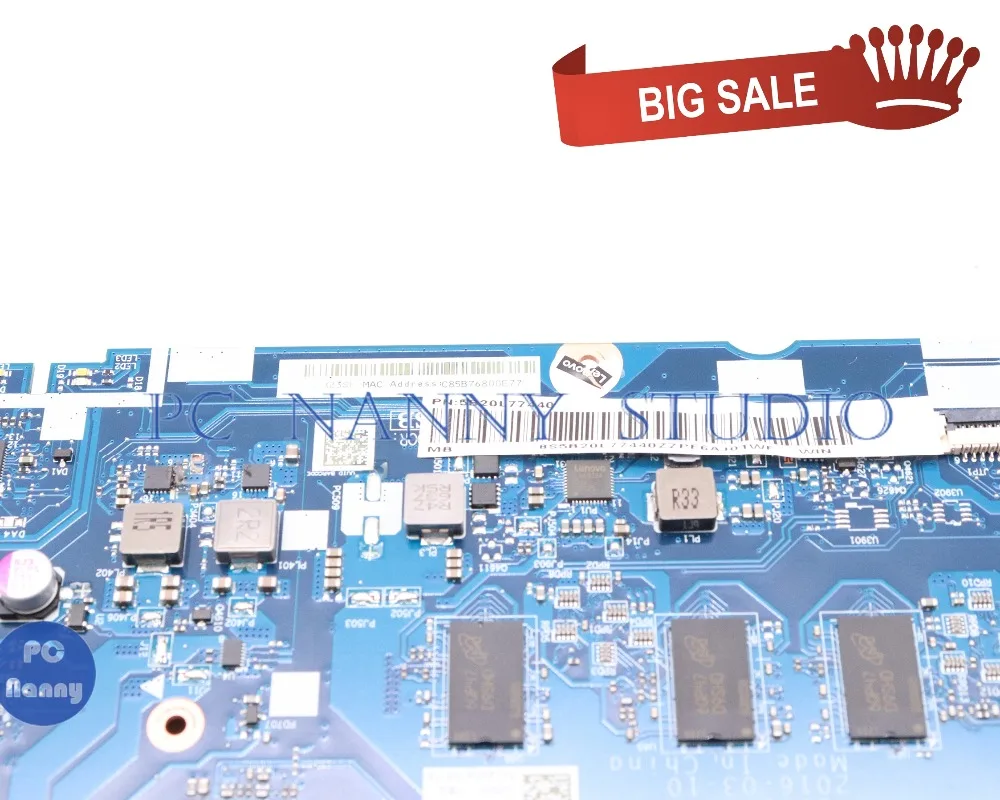 PCNANNY 5B20L77440 NM A804 для lenovo IDEAPAD 110 15IBR 4G Ram материнская плата ноутбука N3060