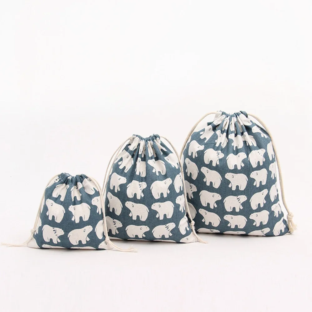 1 шт. льняные пакеты на шнурке в виде Пиренеев|bag drawstring|bag packagebag bag |
