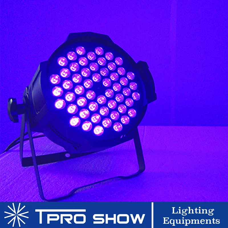 DMX Blacklight 162 Вт УФ светодиодный Par 54x3 сценическое освещение ультрафиолетовые лучи
