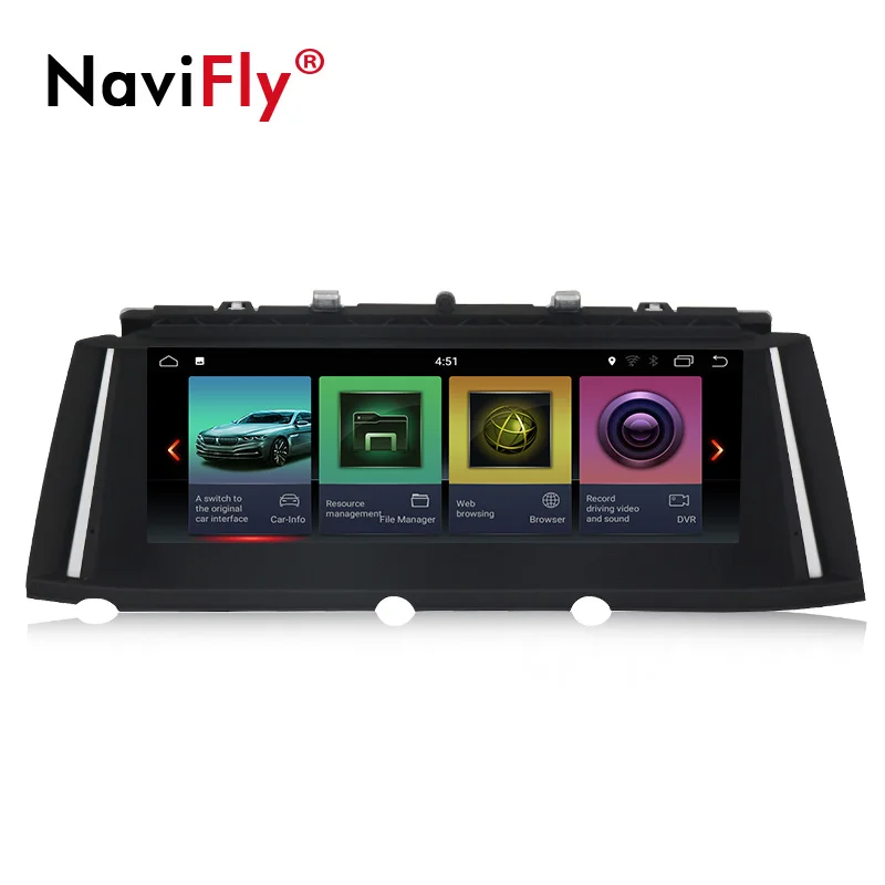 NaviFly 6 core Android 8.1 32G ROM car Audio gps navigator for BMW 7 series F01 F02 radio BT wifi 4G OBD2 | Автомобили и