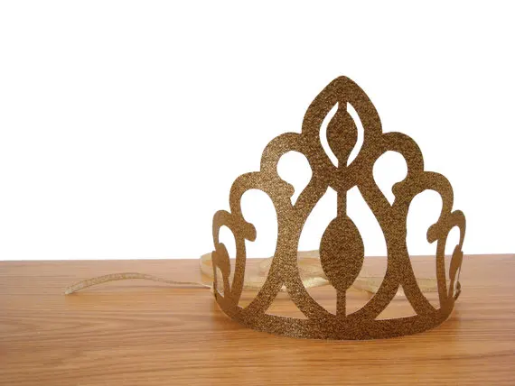 Блестящие золотые королевские короны принцессы праздничные шляпы на день