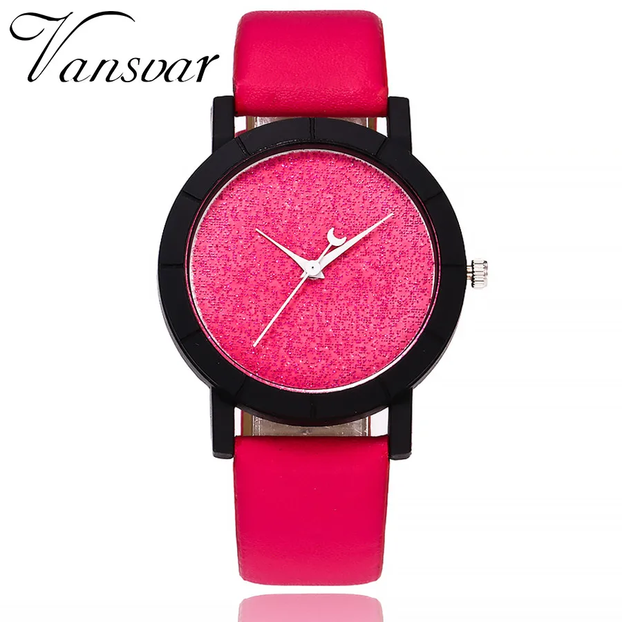 Женские Аналоговые наручные часы с милым дизайном луны и звезд уникальный