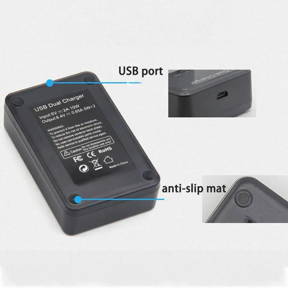 NP FW50 цифровой Камера батареи Быстрая зарядка 5В USB Dual Зарядное устройство с ЖК