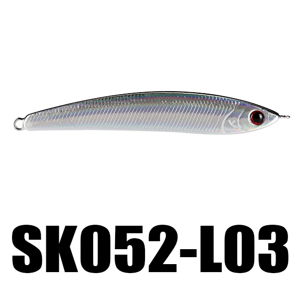 L03 1PC SeaKnight Тонущий Карандаш SK052 13,5 г 80 мм набор рыболовной приманки 8 шт. жесткая Приманка VMC крючок для глубокого дайвинга искусственная приманка рыболовные снасти - Цвет: L03 1PC
