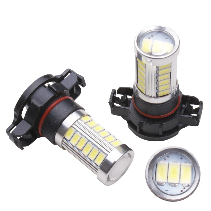 RXZ 2 шт. H16 светодиодный 5202 33SMD 5630 Светодиодный автомобильный светильник лампы для противотуманных фар светильник дневного светильник DRL 850lm 6000K белый стайлинга автомобилей