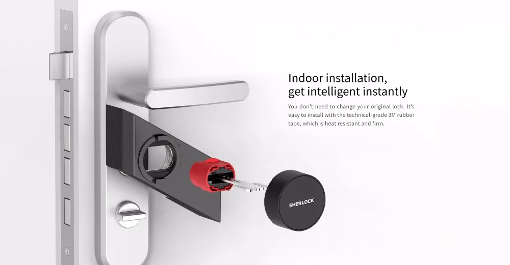 Шерлок S2, умный замок, умный дверной замок, Bluetooth, беспроводной телефон, приложение, управление, Электронный беспроводной замок, без ключа