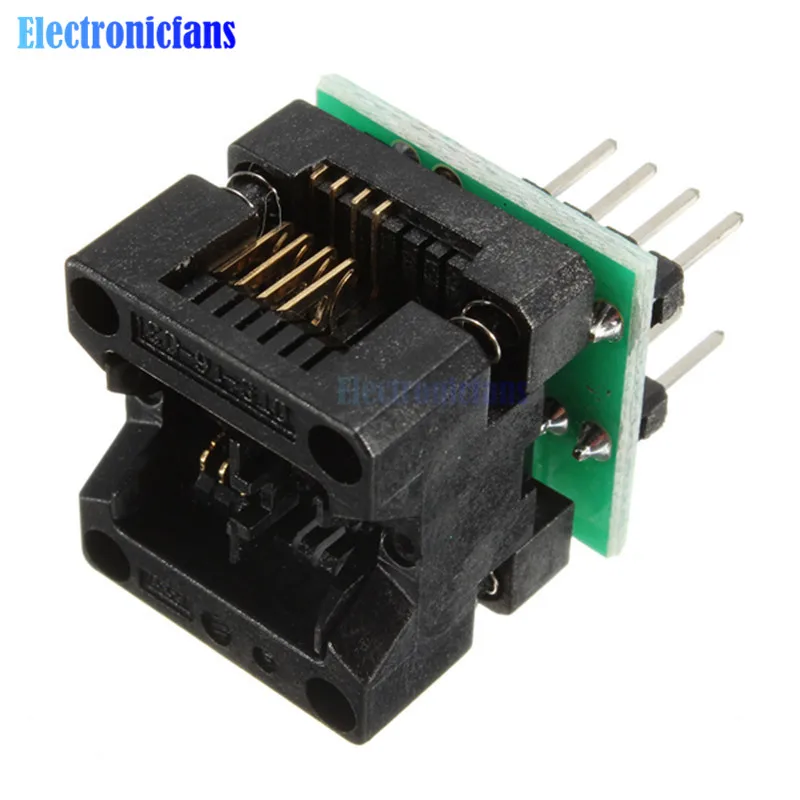 Адаптер diymore SOP8 Для DIP8 с поворотом SOIC8 на IC Socket Programmer разъем для широкой 150mil 200mil