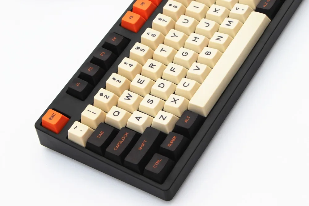 PBT углерода колпачки краситель-Sub ANSI ISO Cherry MX колпачки 172 ключ Набор для 60%/TKL 87/104/108 MX Настенные переключатели механические клавиатуры