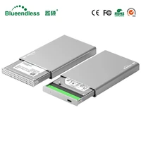 100 new product aluminum 2 5 hdd cases type c usb 3 1 to sata 1tb portable external hard drive for desktop laptop blueendless