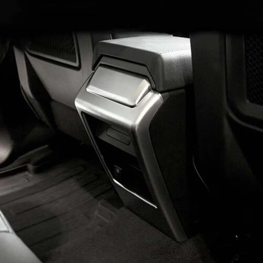 

Central Armrest Storag Box Back Protective Decorative Cover Frame Sticker Trim For Discovery Interior Accessories