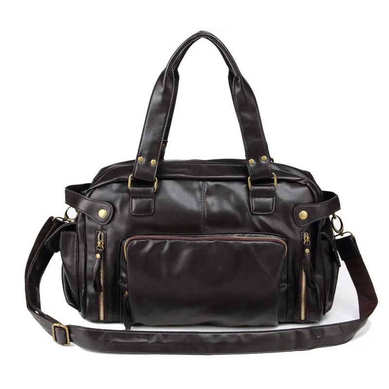 Men Leather Sports Bag Handbags Tote Gym Crossbody Men's Travel Shoulder Bags ManBriefcase Vintage Messenger Bag XA199WA