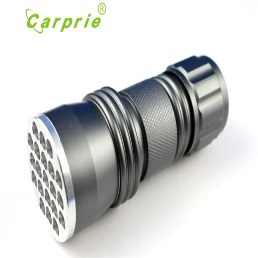 Carprie UV Ультрафиолетовый 21 светодиодный фонарик Blacklight алюминиевый фонарь лампа