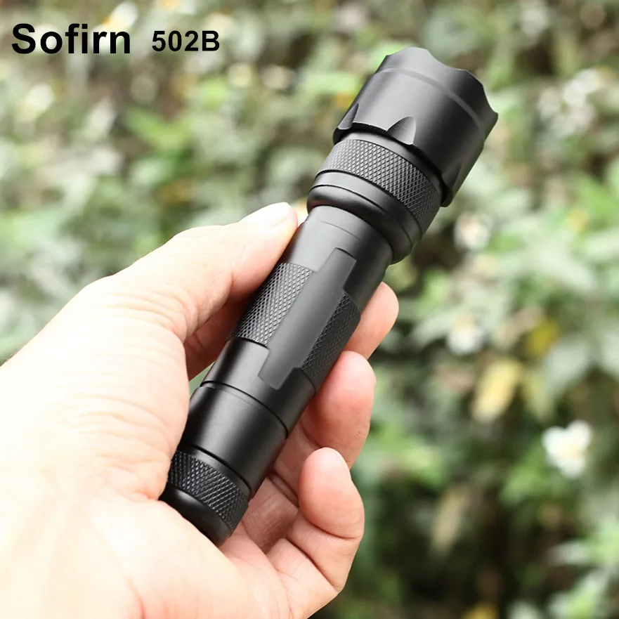 Sofirn 502B Мини светодиодный фонарик 18650 Cree 5 режимов EDC Penlight 850LM карманный тактический