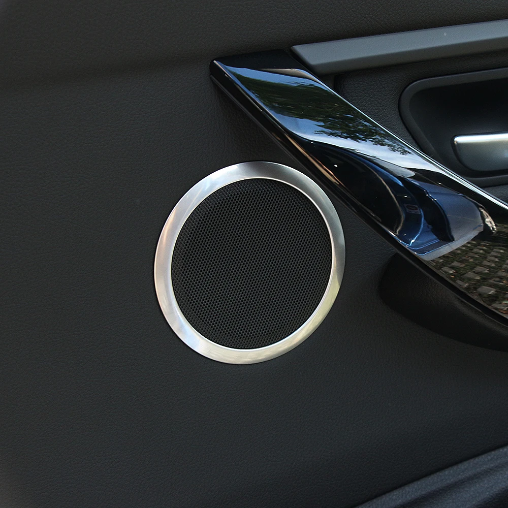 Крышка внутренней двери динамика декоративная рамка для 3 серии F30 F34 320i 316 седан