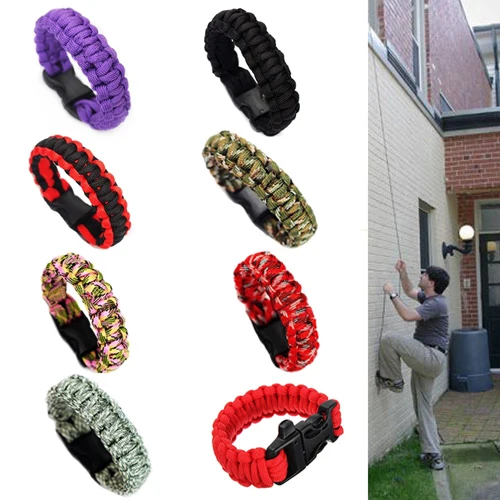 2019 модный мужской браслет самоспасательный парашютный шнур браслеты для