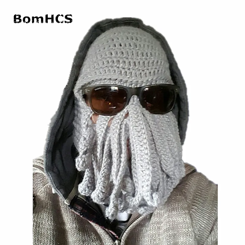 Трикотажная шапка BomHCS novtentacle Octopus Cthulhu Ветрозащитная маска подарок на день