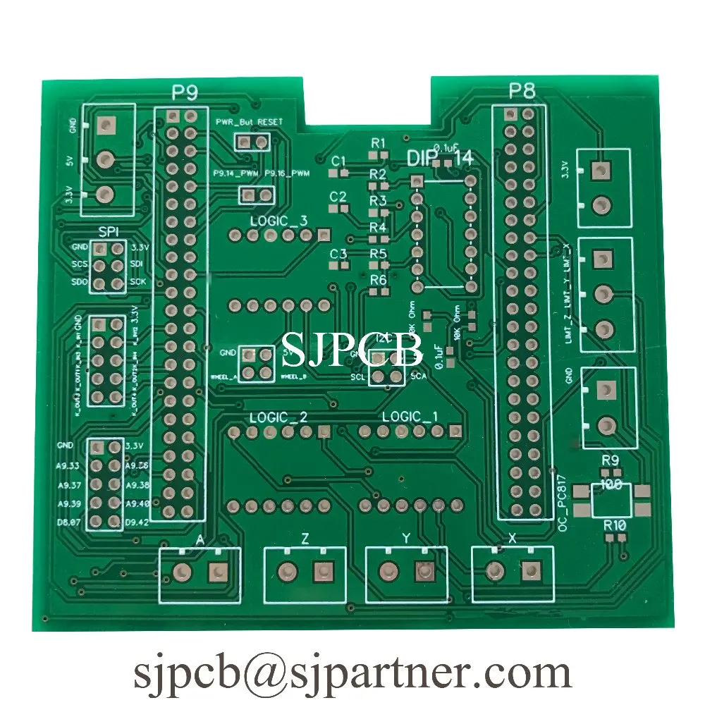 Электрическая печатная плата двойной слоев pcb прототип|pcb prototype|double layer pcbpcb circuit board