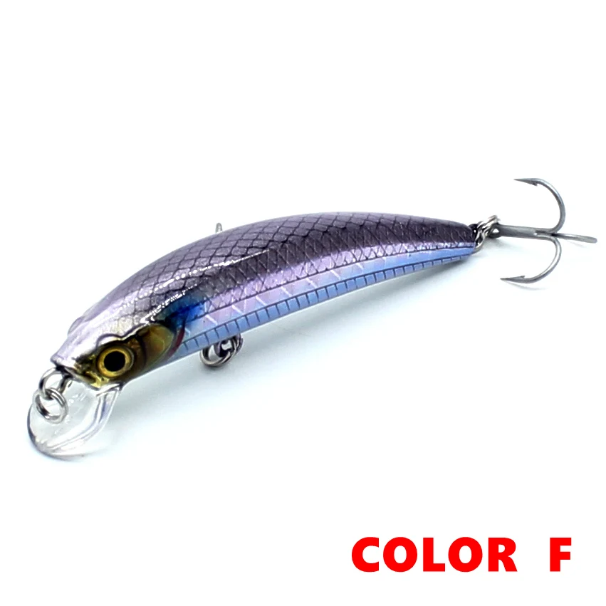 mm50 F AOCLU воблер Jerkbait 6 цветов 50 мм 2,6 г жесткая приманка гольян рыболовные приманки бас пресной соленой воды VMC Крючки снасти - Цвет: mm50 F