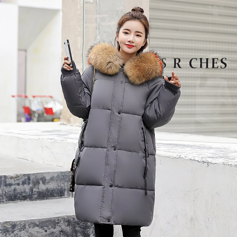 Hetobeto 2018 новый стиль зимняя куртка Для женщин пальто искусственный воротник
