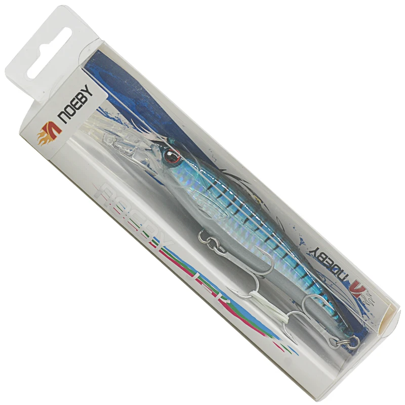 

Noeby Big Lip Minnow Bait 14cm 52g Slow Sinking 0-7m Fishing Lure VMC Hooks Iscas Artificial Para Pesca Wobblers Leurre Peche