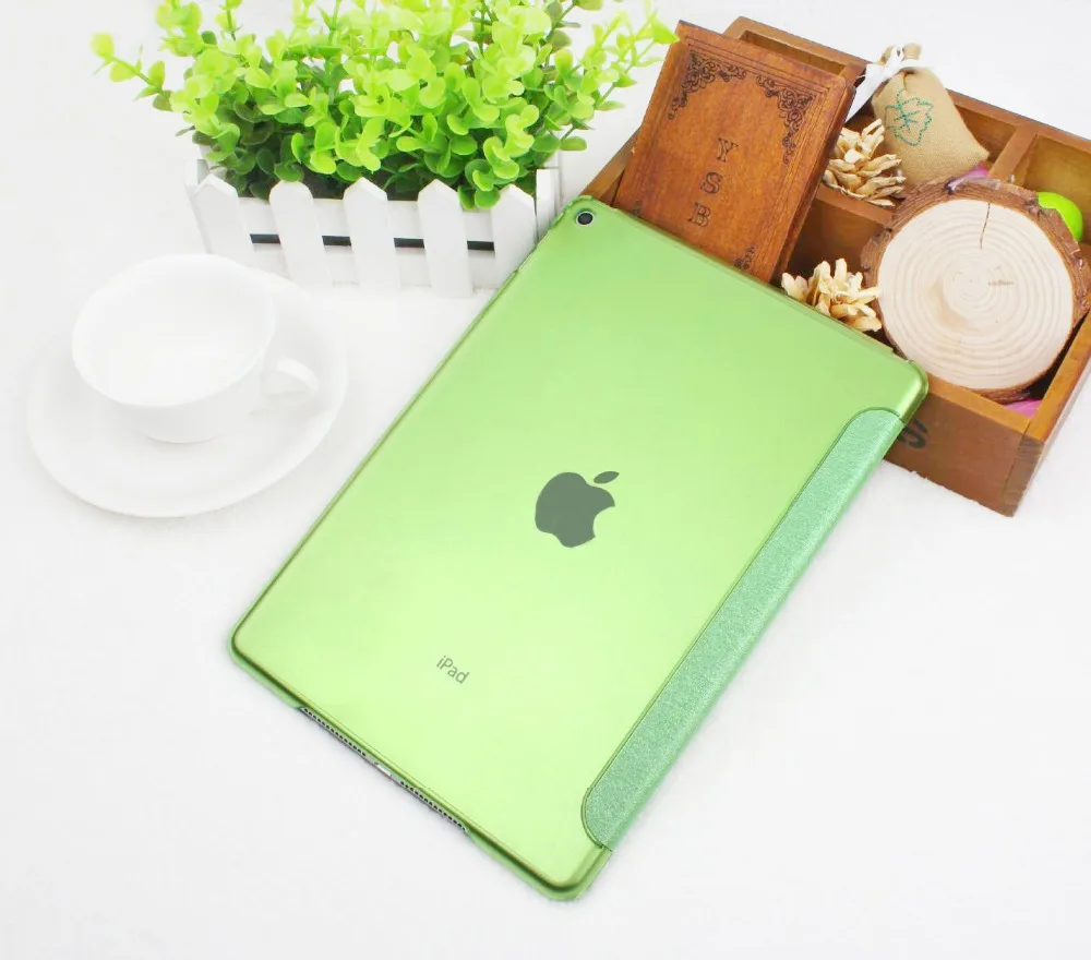 Чехол для Apple ipad 9,7 и Air 1, YCJOYZW-кожаный тонкий магнитный передний смарт-чехол+ Жесткий ПК для сна Пробуждение