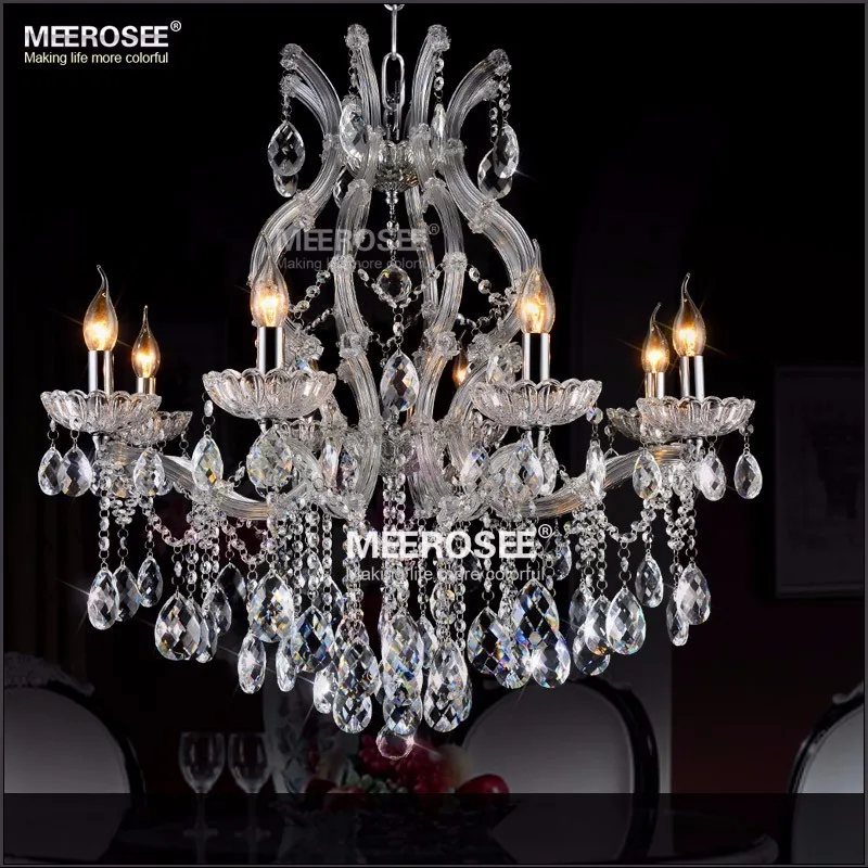 

Luxury Crystal Chandelier Lighting Fixture Maria Theresa Crystal Luster Lamp Deckenleuchten for Lobby Stair Hallway project