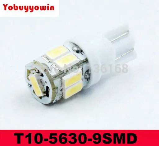 Светодисветодиодный питания CAN BUS 20x T10 6040 лм 9 5630 SMD белый внутри 12 В W5W|12v w5w|w5w 5630w5w 12v