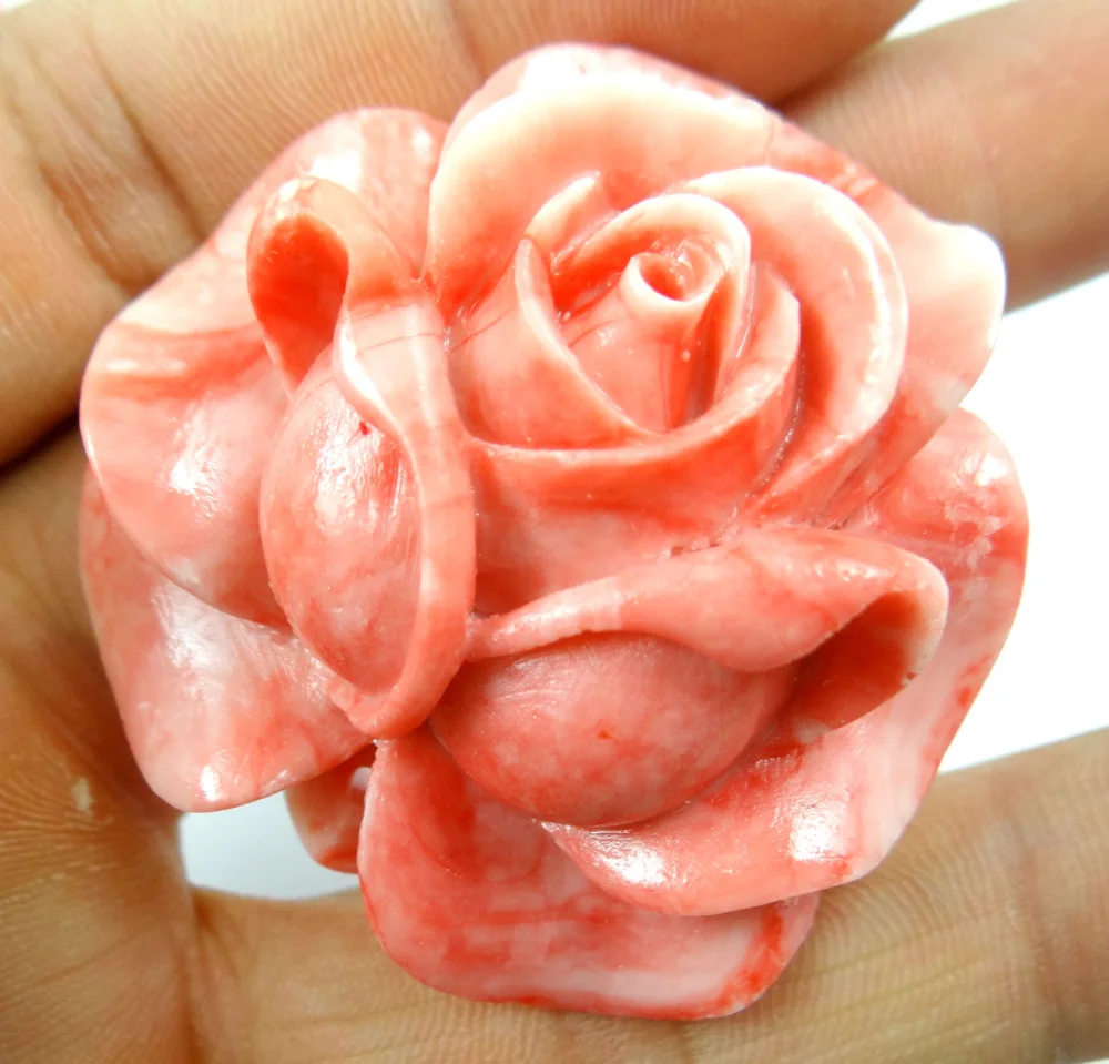 Натуральный камень кварц кристалл ручной работы Cinnabar цветок амулет кулон для diy