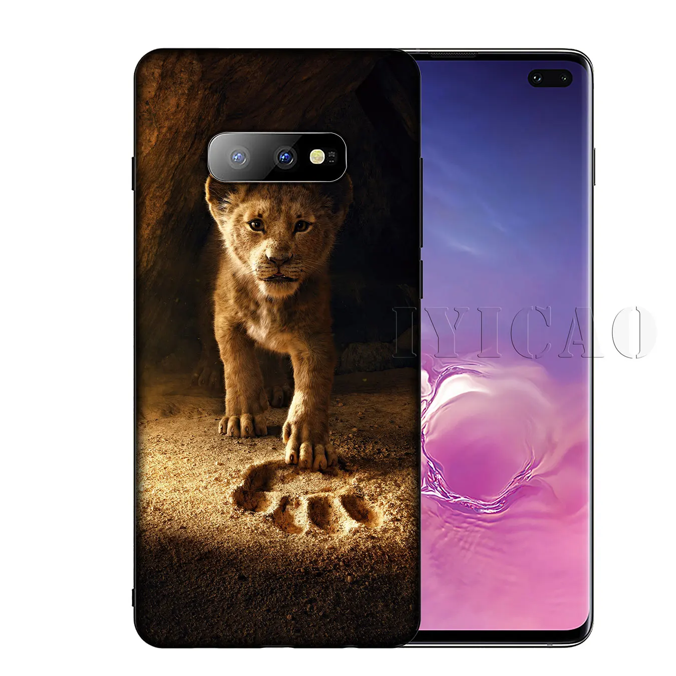 IYICAO тигр лев Король Мягкий силиконовый чехол для телефона Samsung Galaxy S10 S9 S8 Plus S6 S7 Edge