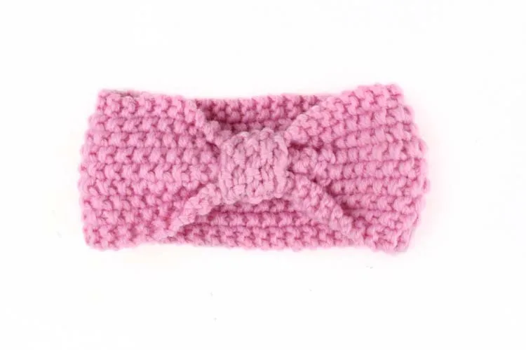 Детский ободок для волос зимняя детская вязаная повязка на голову детские