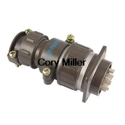 

AC 250V 25A 12 Pins Aviation Circular Connector Adapter Caedw