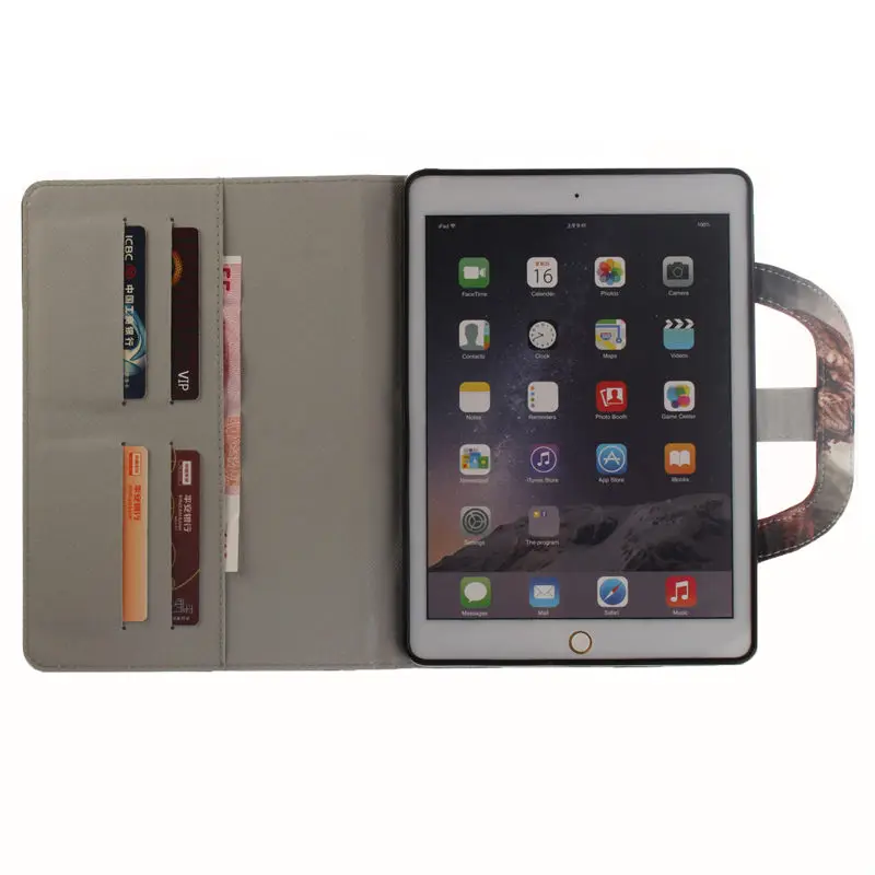 Модный чехол для Apple iPad Mini 4 Mini4 умный сумочка кошка собака тигр животное подставка