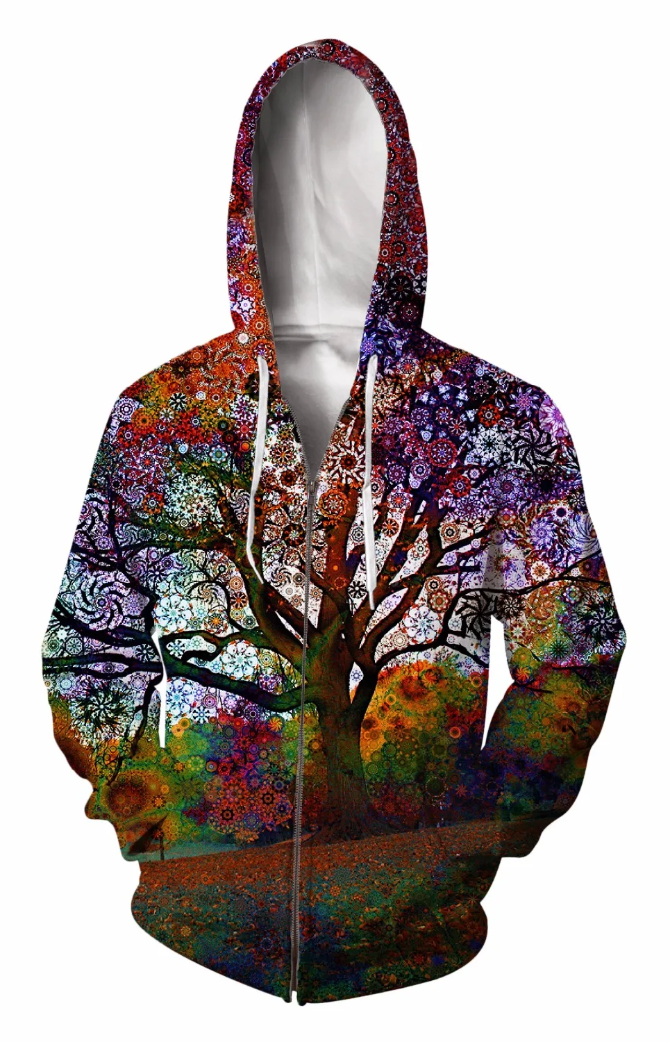 

Zip-Up Hoodie 3d Print Soft tree Clothing Women Men Tops Hooded Casual Zipper Sweatshirt Outfits Coats Sweat factory outlet