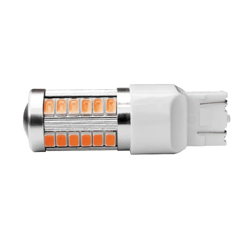 T20 7443 W21/5 W 33 светодиодный 5630 5730 smd Автомобильные стоп-сигналы Противотуманные фары Автомобильные дневные ходовые огни Задний сигнал поворота Красный Желтый Янтарный 12V
