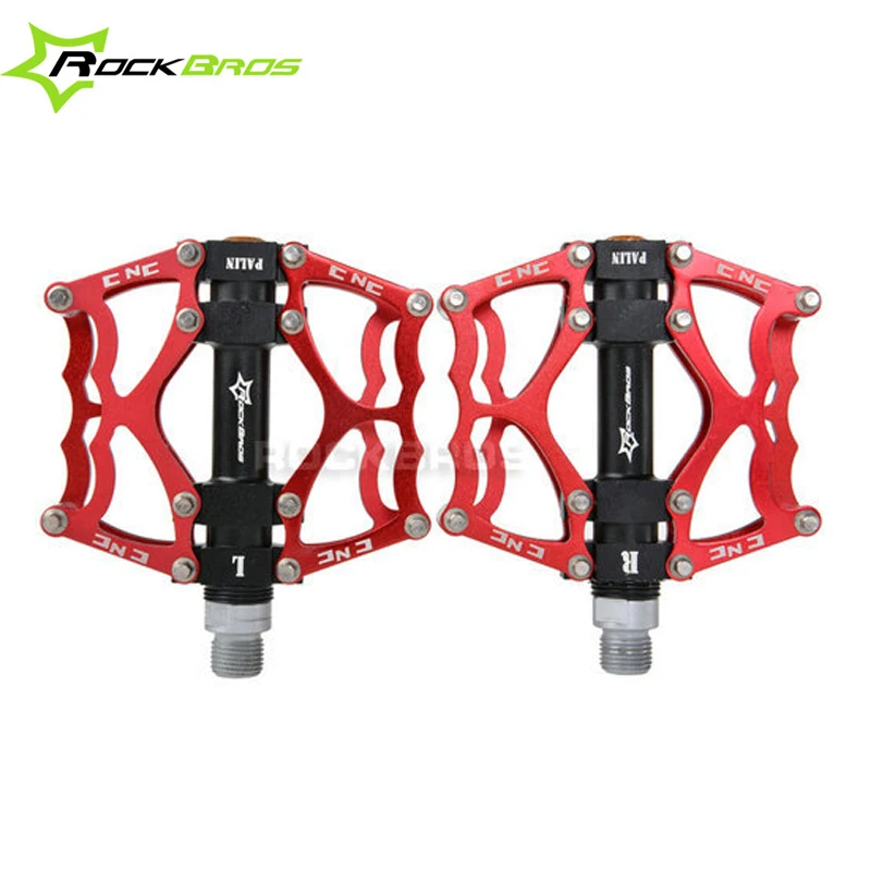 ROCKBROS велосипедные педали MTB BMX DH Горные алюминиевые педали 9/1" с плоским подшипником/платформой велосипедные педали Аксессуары
