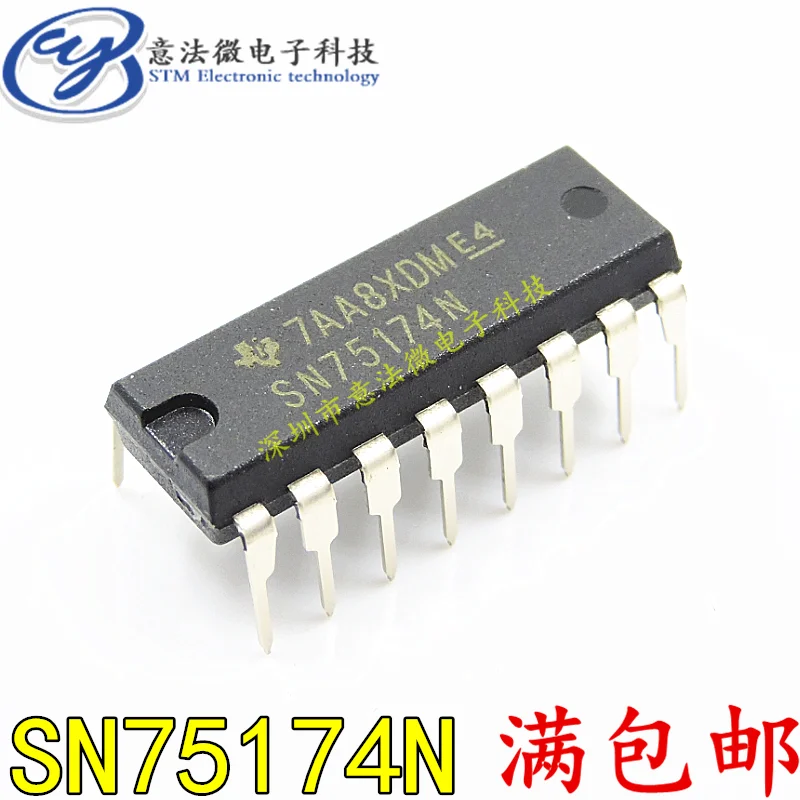 Бесплатная доставка 5 шт./лот SN75174N SN75174 75174 DIP 16|Аксессуары для демонстрационных