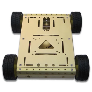 Умный робот 4WD автомобильный металлический шасси комплект для Arduino мотор