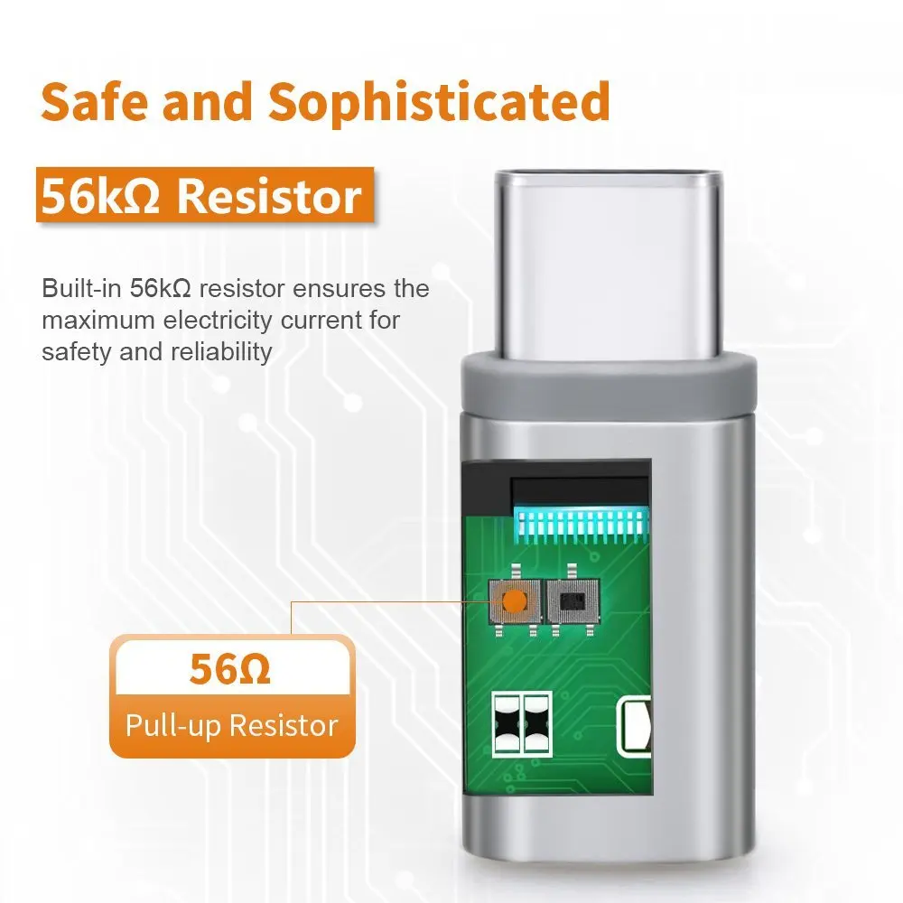 Адаптер Type C для Micro USB поддержка синхронизации данных и зарядки Huawei P20 / Pro Lite Nova 3e 2S