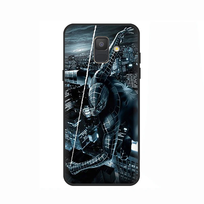 B9 «Человек-паук», мягкий чехол для телефона для samsung Galaxy A3 A5 A6 плюс A7 A8 A9 A10 A30 A40 A50 A70 J6 - Цвет: B9